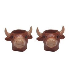 Highland Cow Egg Cups Set of 2