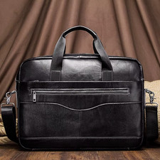 Genuine Leather Mens Briefcase