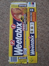 Weetabix Cereal Packet Jurassic Park. Park Road Tunnel.
