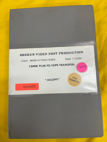 Jalopy digibeta tape from - tape,