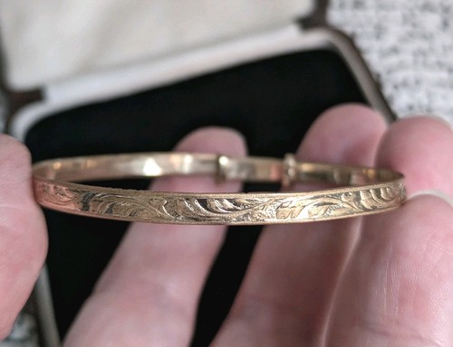 Vintage rolled gold engraved - rolled,