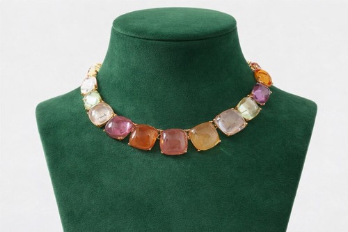 Zara necklace choker clear - necklace,