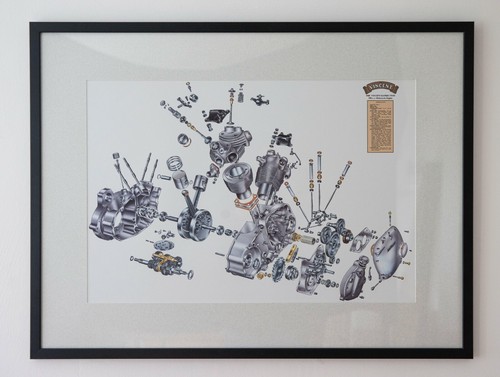 Vincent rapide engine - vincent,