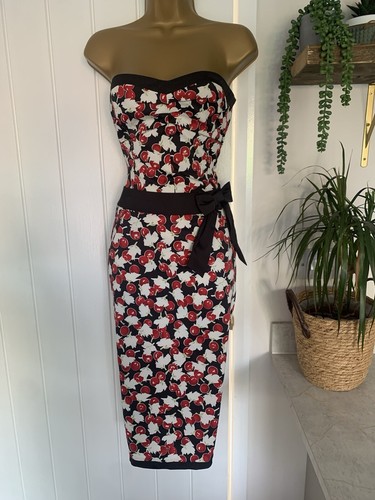 Karen millen red cherry - millen, print