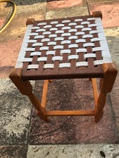 Vintage Rattan Wicker Foot