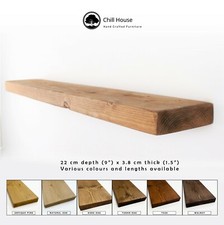Rustic Flat Floating Shelf
