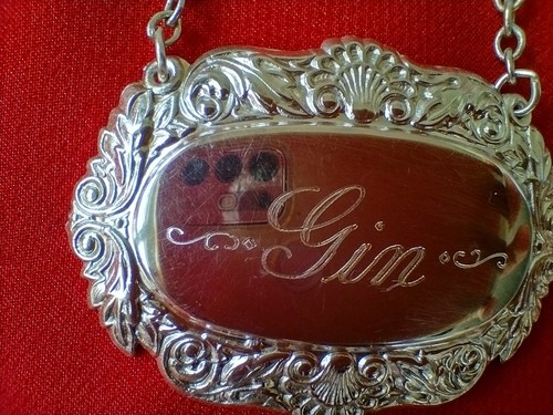 Vintage rare decanter label - vintage,