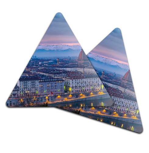 Triangle mdf coaster - mdf, turin