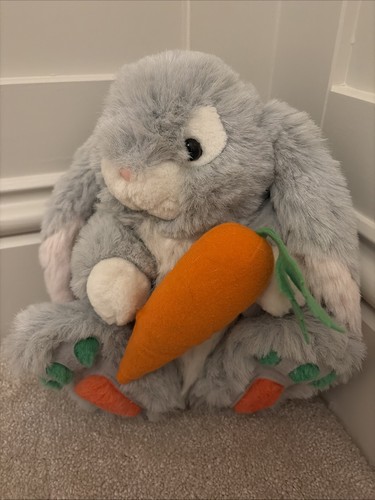 Rabbit with carrot soft - rabbit, toy