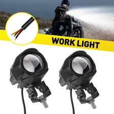 2pcs 3'' LED Driving Work lights Fog Spot White Beam Lamps ATV UTV SUV Universal