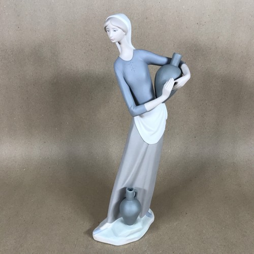 Lladro girl with - jug, vintage