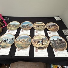 8 Danbury  Mint Plates. Wild & Free Collection by Nancy Glazier.     (B40)