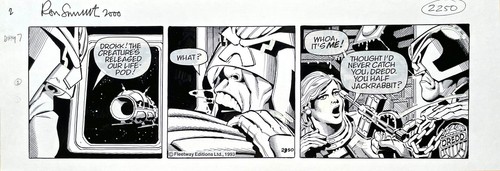 Original judge dredd artwork - original,