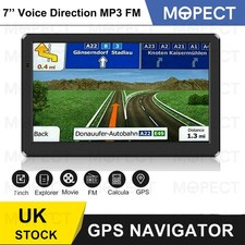 7" Truck Sat Nav HGV Lorry LGV 2025 UPDATED UK Europe Maps POIs Keyfuels Laybys