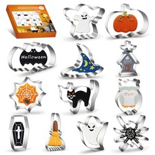 12x Halloween Cookie Cutters