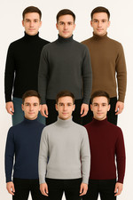 Men's High Neck Sweater