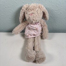 Next Bunny Rabbit My Best Friend Soft Toy Beige Pink Floral Flower Dress 12”