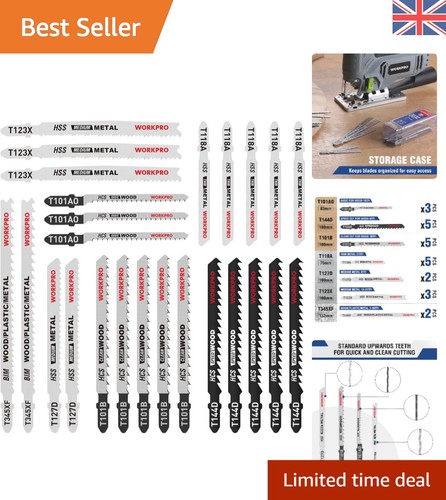 Piece shank jigsaw - 25-piece, t-shank