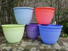 28CM LARGE ROUND PLANT POTS