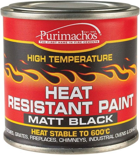 Everbuild matt black heat - black,