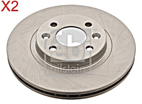 Febi pcs brake disc - brake, front
