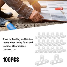 100-500X 10mm Plastic T Brick Tile Spacers Brick Slips Grouting Floor Wall Tiles