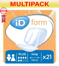 iD Expert Form  Plus - Size 2 -  Incontinence Pads - 6 Packs of 21