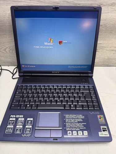 Vtg sony vaio pcg - pcg-fr105, floppy