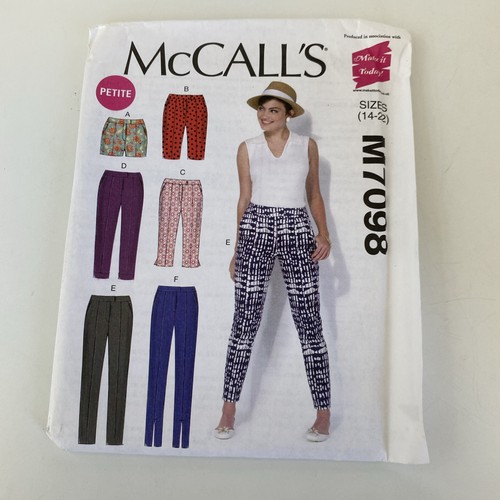 Mccall m7098 sewing pattern - m7098,