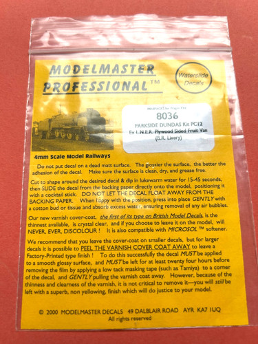 New modelmaster 8036 transfers - 8036,