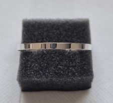 Solid Sterling 925 Silver Expanding Newborn Baby Bangle / Bracelet 0-1 years