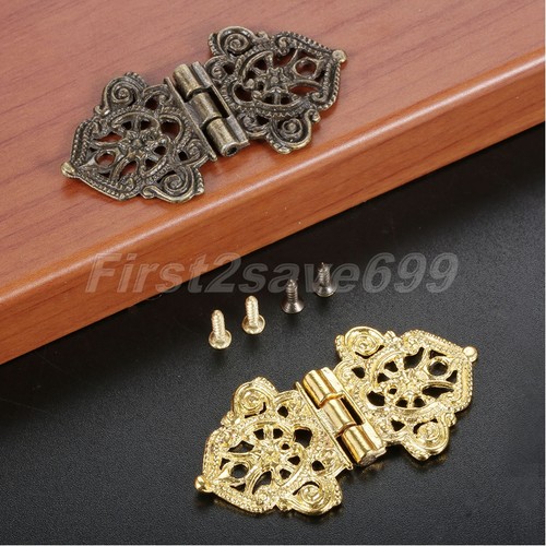 Antique decorative hinges wood - antique,