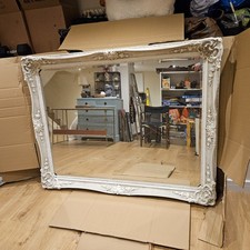 Beautiful ornate white gilt