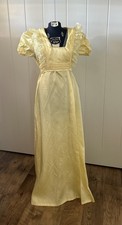 Vintage 1960’s Yellow Satin
