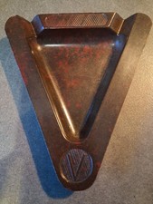 Rare WW2 Bakelite V for Victory Ashtray Advertising Lozenges Cigarettes 1940s