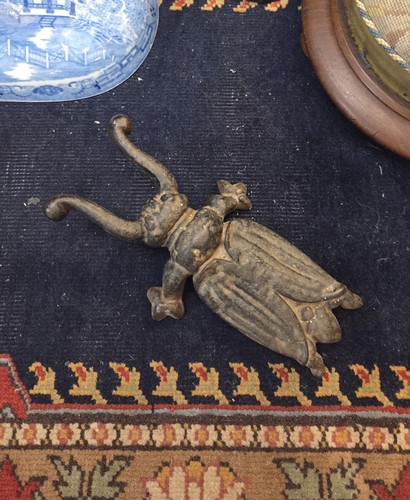 Vintage cast iron beetle boot - cast,