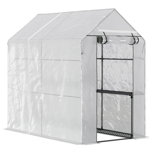 Walk greenhouse with - walk,