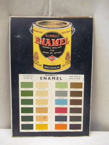Antique blundell enamel - blundell's,