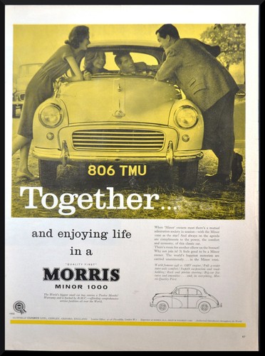 1960 morris minor 1000 bmc - 1000,