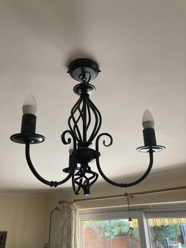 Pair black wrought - black,