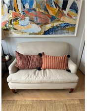 Beige Loveseat without the