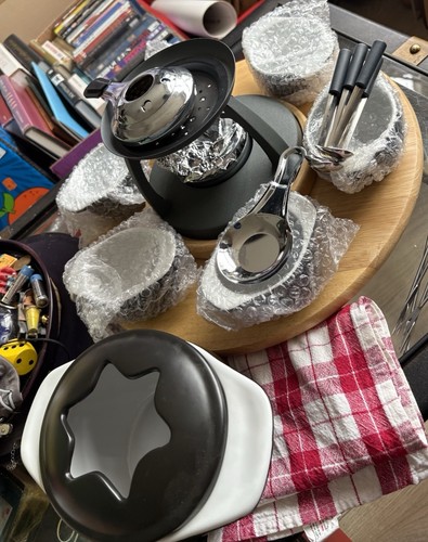 Multi person fondue set - fondue,