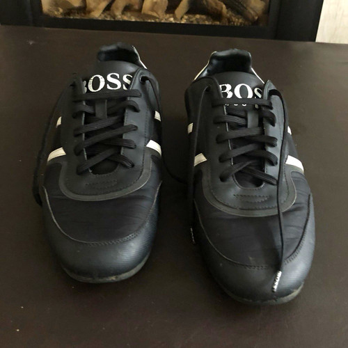 Boss men black white low - black/white, top