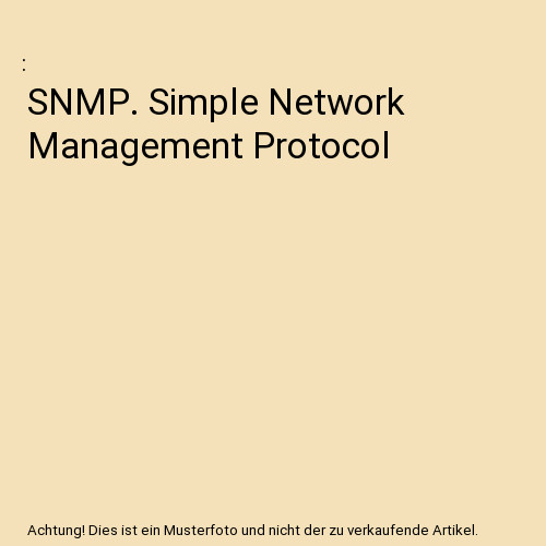 Snmp simple network - snmp.,