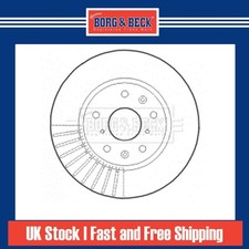 2x Brake Discs Vented For