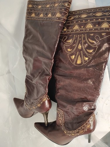 Wonder italian leather heeled - leather,