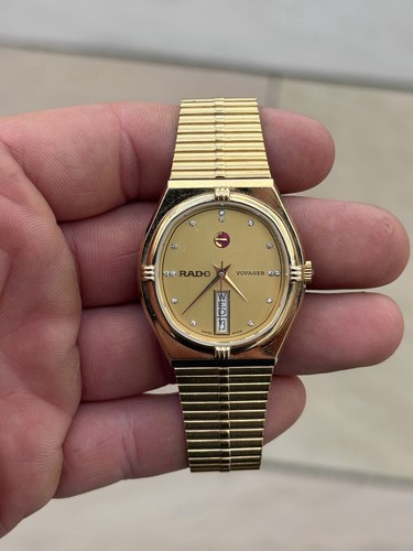 Vintage rado voyager gold - voyager, tone