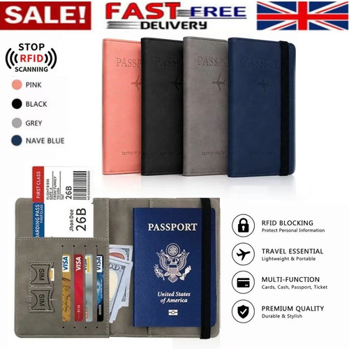 Rfid passport holder travel - rfid,