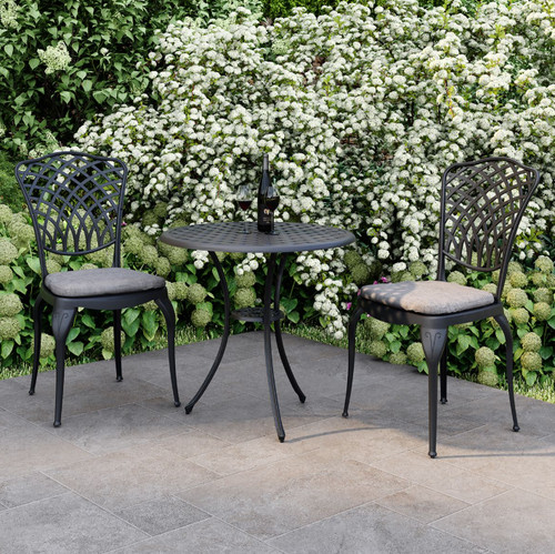 Cast aluminium bistro - aluminium,
