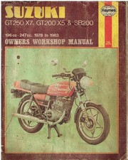SUZUKI GT250 X7 , GT200 X5 &
